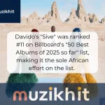 Davido 5ive Billboard Ranking 2025